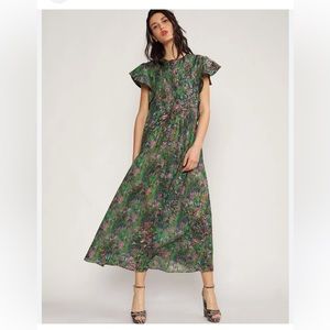 Cynthia Rowley Nairobi Marble Butterfly Kaftan size XS